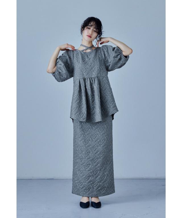 限定商品!!【HOBBS】上品なツヤ感♪エレガントワンピース 限定商品!!【HOBBS】上品なツヤ感♪エレガントワンピース