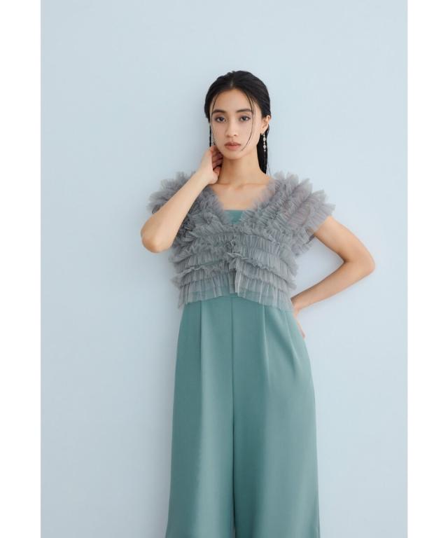 niana パーティードレス ニアナ niana レーススリーブXライン 結婚式ワンピース