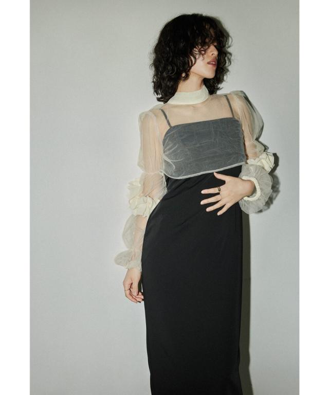 niana パーティドレス ニアナ niana 2wayスナップボタンシフォンワンピースパーティー