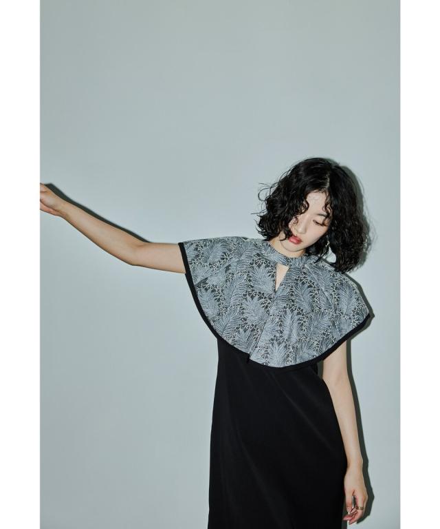 【未使用】niana パーティードレス niana ドレス 「低身長用サイズあり」オーガンジースリーブ