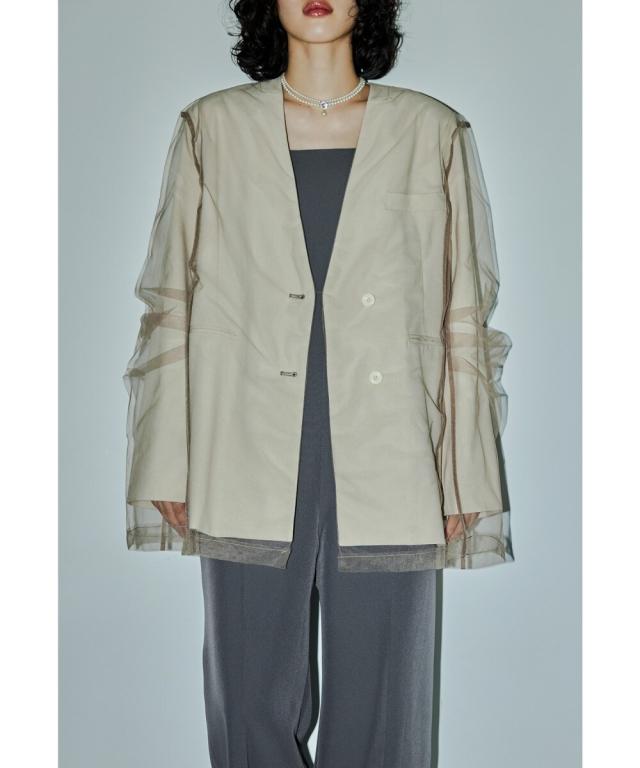 ニアナ（niana）/レイヤードチュールジャケット