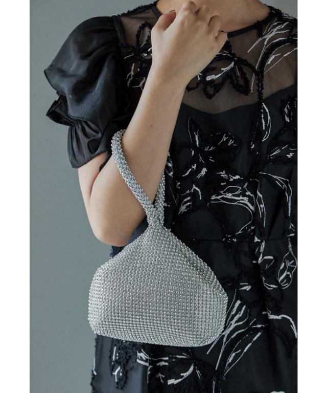 ニアナ（niana）/ラインストーンワンハンドルミニバッグ