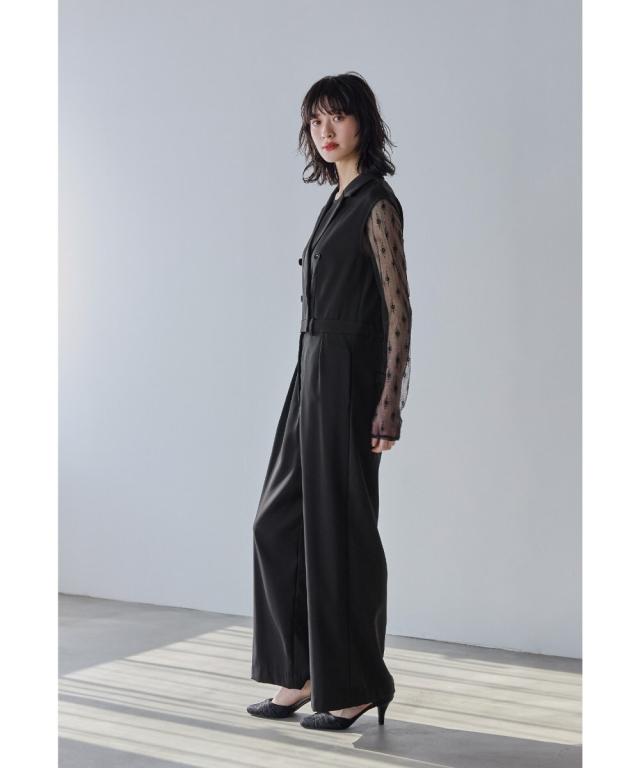 niana」 オールインワン L ブラック レディース ニアナ（niana 