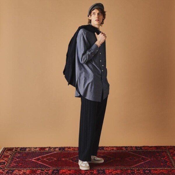 フォーティーカラッツ アンド ゴーニーゴ（40CARATS&525）/ウールサッカーストライプパンツ