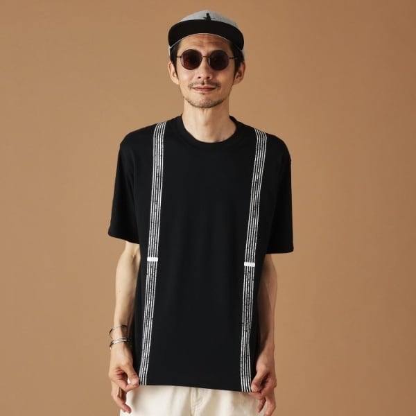 フォーティーカラッツ アンド ゴーニーゴ（40CARATS&525）/サスペンダートロンプロイユ半袖Tシャツ