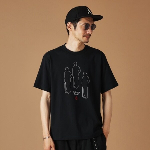 フォーティーカラッツ アンド ゴーニーゴ（40CARATS&525）/【Sサイズ〜】シャドーマンズ半袖Tシャツ