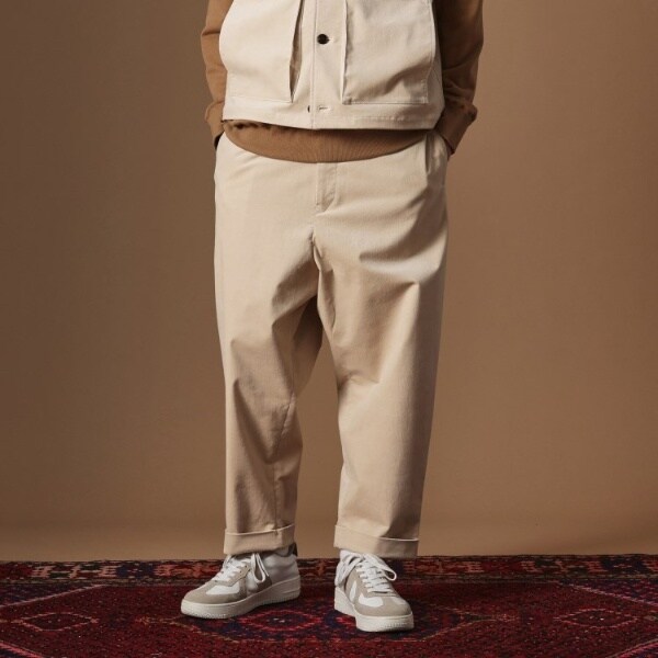 フォーティーカラッツ アンド ゴーニーゴ（40CARATS&525）/【Sサイズ〜】コーデュロイペグトップパンツ