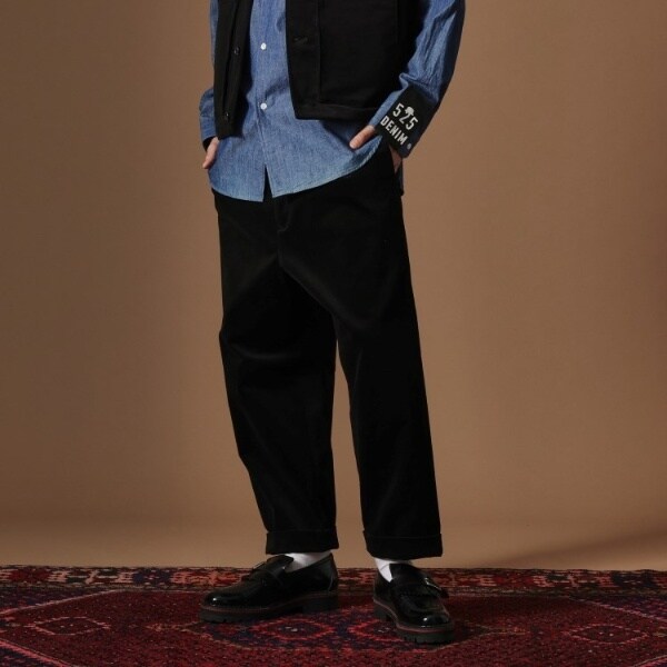 フォーティーカラッツ アンド ゴーニーゴ（40CARATS&525）/【Sサイズ〜】コーデュロイペグトップパンツ_2
