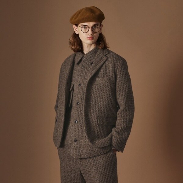 フォーティーカラッツ アンド ゴーニーゴ（40CARATS&525）/【Sサイズ〜】ウール混ワッフルジャケット