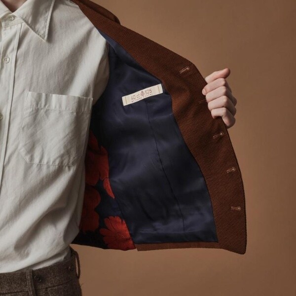 フォーティーカラッツ アンド ゴーニーゴ（40CARATS&525）/【Sサイズ〜】ドビーキャラメルコールベスト フォーティーカラッツ アンド ゴーニーゴ（40CARATS&525）/【Sサイズ