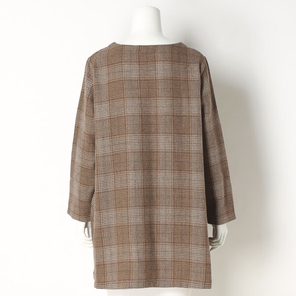 クインティ（QUINTY）/【大きいサイズレディース】ウール千鳥格子