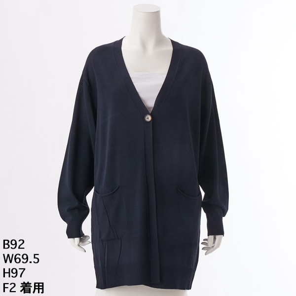 クインティ（QUINTY）/【大きいサイズレディース】Vネックハイゲージ