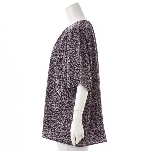 クインティ（QUINTY）/【大きいサイズレディース】フラワー柄プリントブラウス クインティ（QUINTY）/【大きいサイズレディース】フラワー柄プリント