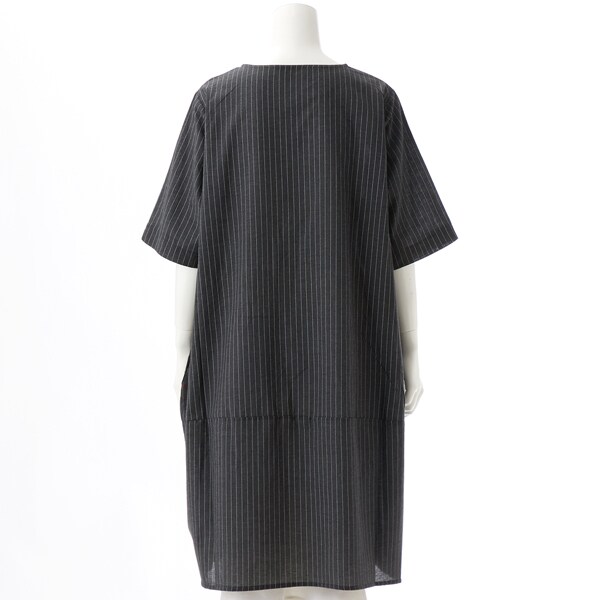 クインティ（QUINTY）/【大きいサイズレディース】ピンストライプ