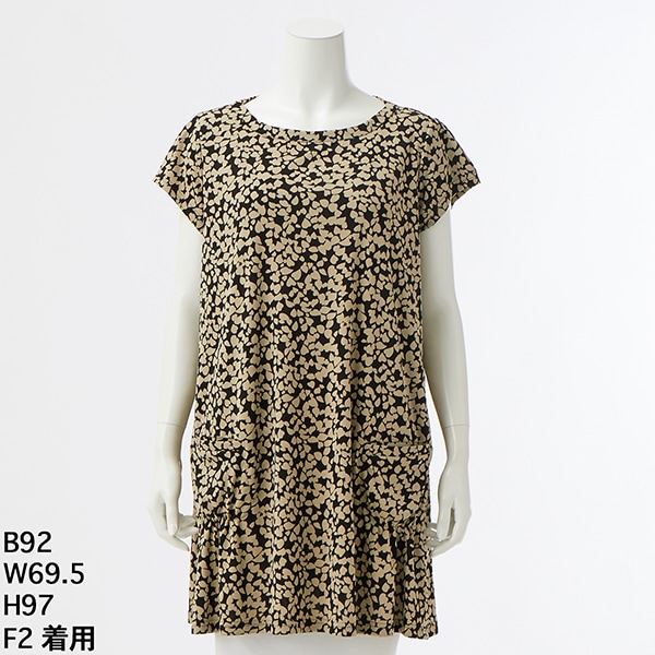 クインティ（QUINTY）/【大きいサイズレディース】エスパンディチュニック【日本製】