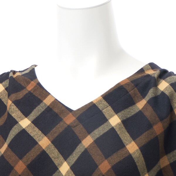 クインティ（QUINTY）/【大きいサイズレディース】コットンビエラ起毛V