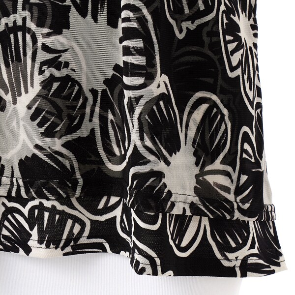 クインティ（QUINTY）/【大きいサイズレディース】フラワープリント