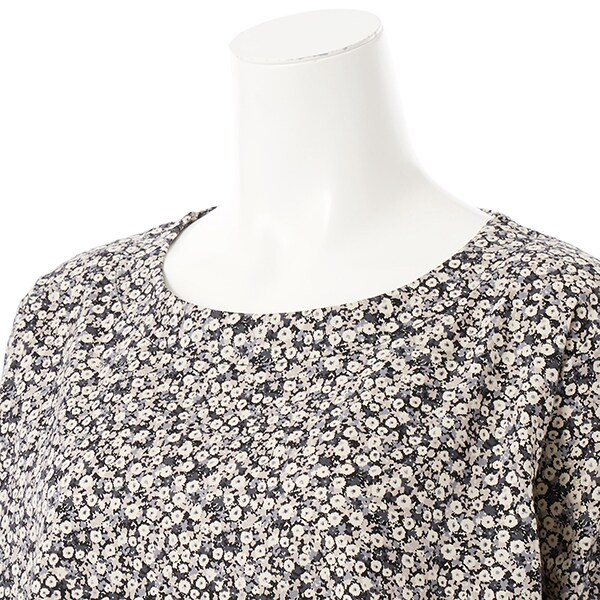 クインティ（QUINTY）/【大きいサイズレディース】ビエラ微起毛小花