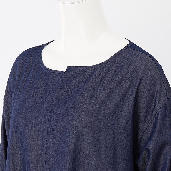 ターシャルビー（Tasha Ruby）/【大きいサイズレディース】ダンガリーフレアロングワンピース ターシャルビー（Tasha Ruby）/【大きいサイズレディース】ダンガリー