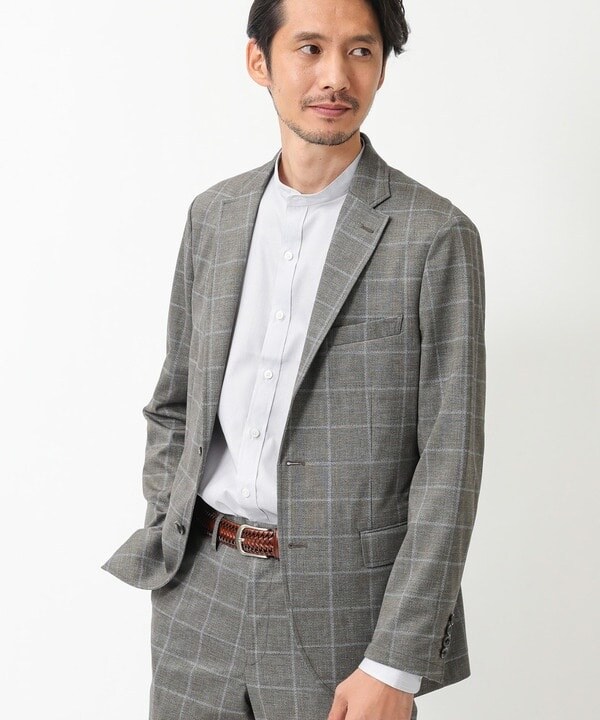 クラウデッドクローゼット（CROWDED CLOSET）/ポンチリバーウィンドウペンジャケット【セットアップ・別売りパンツ有り】