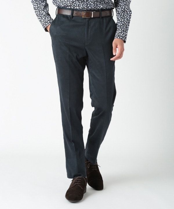 クラウデッドクローゼット（CROWDED CLOSET）/コマスエードストレッチスラックス