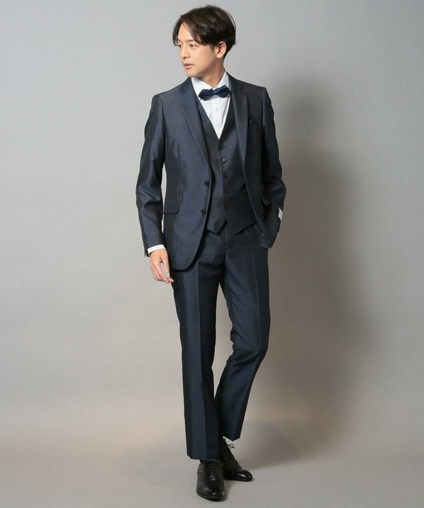 クラウデッドクローゼット（CROWDED CLOSET）/NARROWブライトナローストライプスーツ（同素材ベストあり）