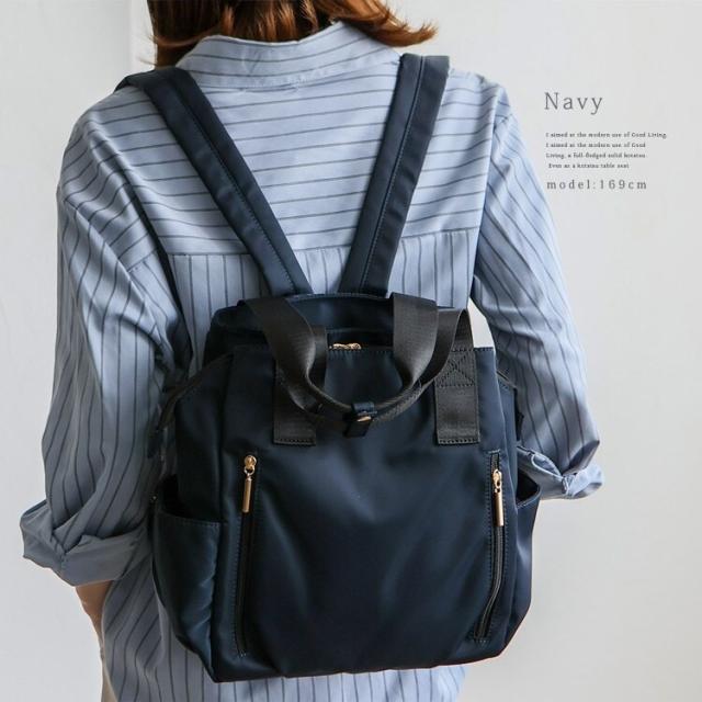 ヴィータフェリーチェ（VitaFelice）/9ポケットナイロンリュック