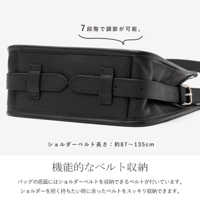 ヴィータフェリーチェ（VitaFelice）/本革スクエアショルダーバッグ【aroco/アロコ】_5