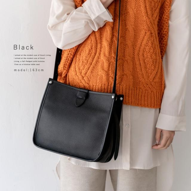 ヴィータフェリーチェ（VitaFelice）/本革スクエアショルダーバッグ【aroco/アロコ】