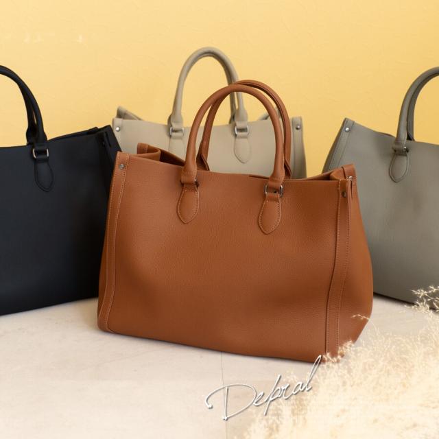 ヴィータフェリーチェ（VitaFelice）/ダブルハンドル本革トートバッグ 【Depral/デプラル】