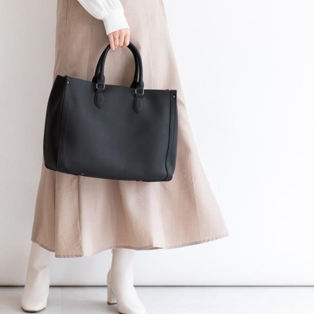 ヴィータフェリーチェ（VitaFelice）/ダブルハンドル本革トートバッグ 【Depral/デプラル】