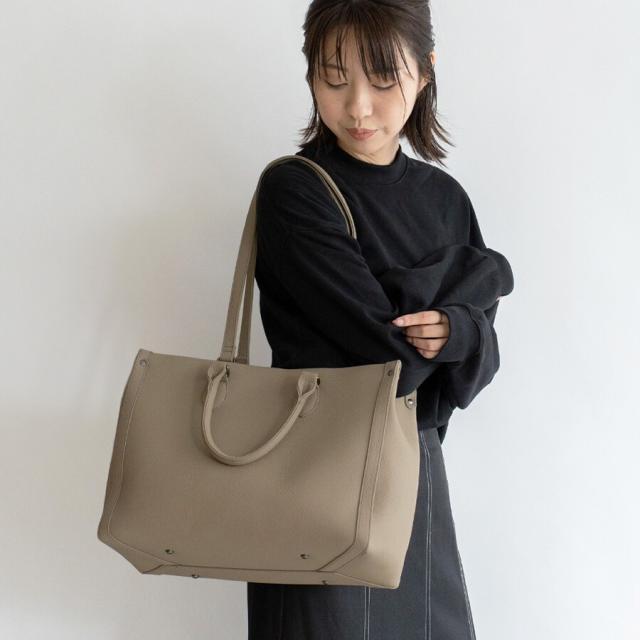 ヴィータフェリーチェ（VitaFelice）/ダブルハンドル本革トートバッグ 【Depral/デプラル】