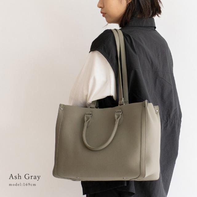 ヴィータフェリーチェ（VitaFelice）/ダブルハンドル本革トートバッグ 【Depral/デプラル】