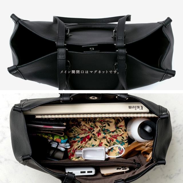 ヴィータフェリーチェ（VitaFelice）/ダブルハンドル本革トートバッグ 【Depral/デプラル】