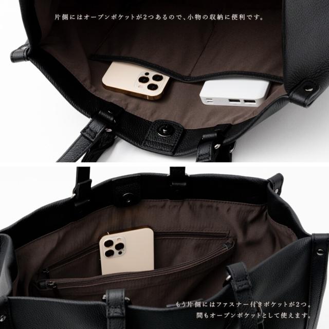 ヴィータフェリーチェ（VitaFelice）/ダブルハンドル本革トートバッグ 【Depral/デプラル】