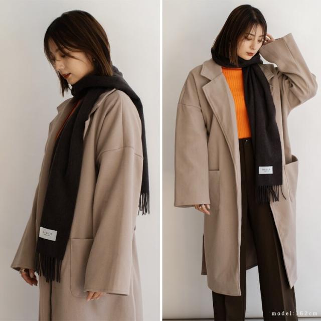 ヴィータフェリーチェ（VitaFelice）/ カシミヤ100%マフラー【aroco