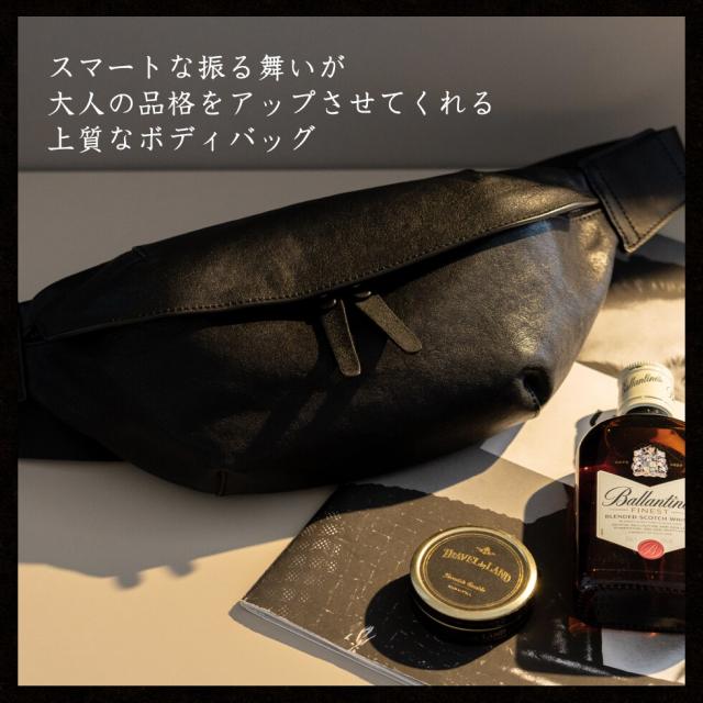 ヴィータフェリーチェ（VitaFelice）/【イタリアンレザー】ボディバッグ【aroco/アロコ】_3