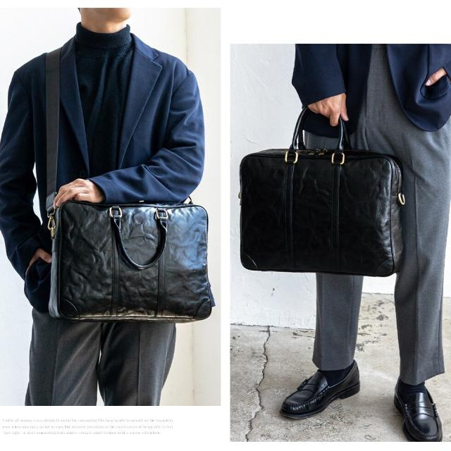 ヴィータフェリーチェ（VitaFelice）/ヴィンテージレザー2wayブリーフ