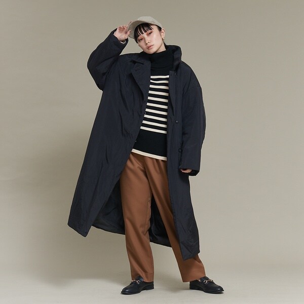 【NOMINE】3wayカラー中綿ロングコート NOMINE｜3WAYカラー中綿ロングコート | Rakuten Fashion(楽天