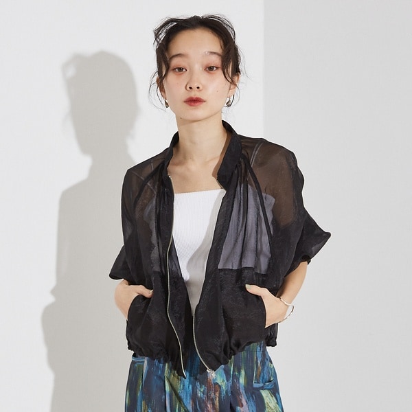 ノミネ（NOMINE）/シアー ライトブルゾン