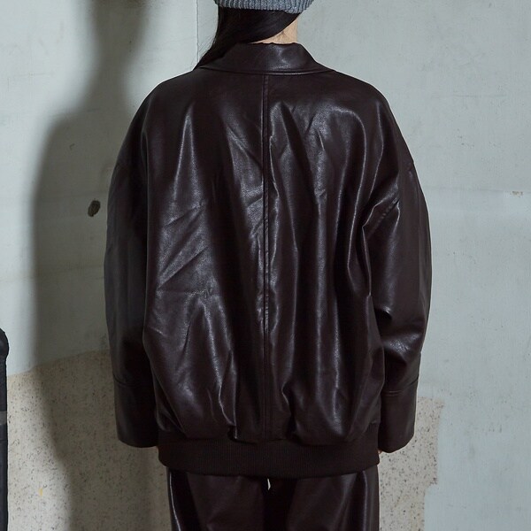 ノミネ（NOMINE）/フェイクレザー オーバー ジャケットの通販はau PAY