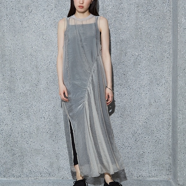 ノミネ（NOMINE）/マルチWAY シアーシャーリング ワンピース(キャミワンピセット）