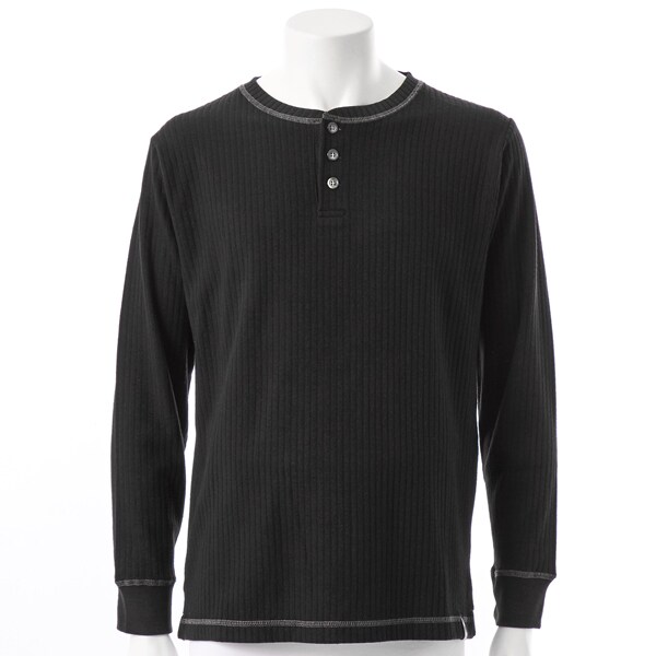 コムサ・メン（COMME CA MEN）/コムサメン ホームウェア ヘンリーネック長袖針抜きストライプ無地