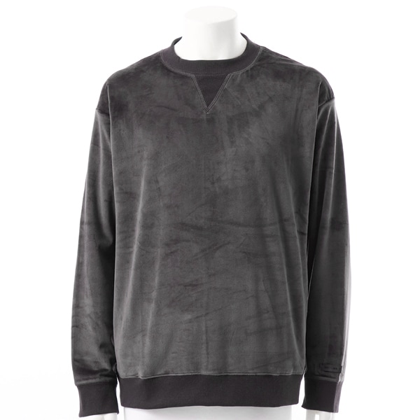 コムサ・メン（COMME CA MEN）/コムサメン ホームウェア 丸首長袖ストレッチベロア無地