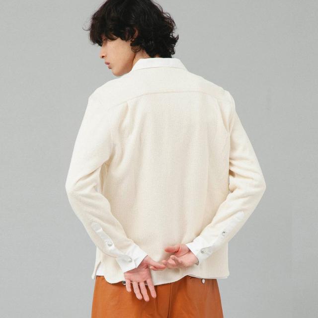 ヴィクターアンドロルフ/VIKTOR&ROLF(ヴィクター＆ロルフ) バイカラードットボタンシャツ_3