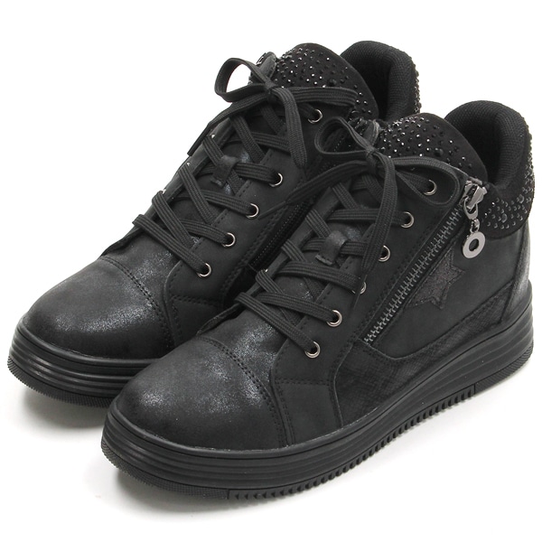 ムーム（MOOM）/スターモチーフインヒールスニーカーMD