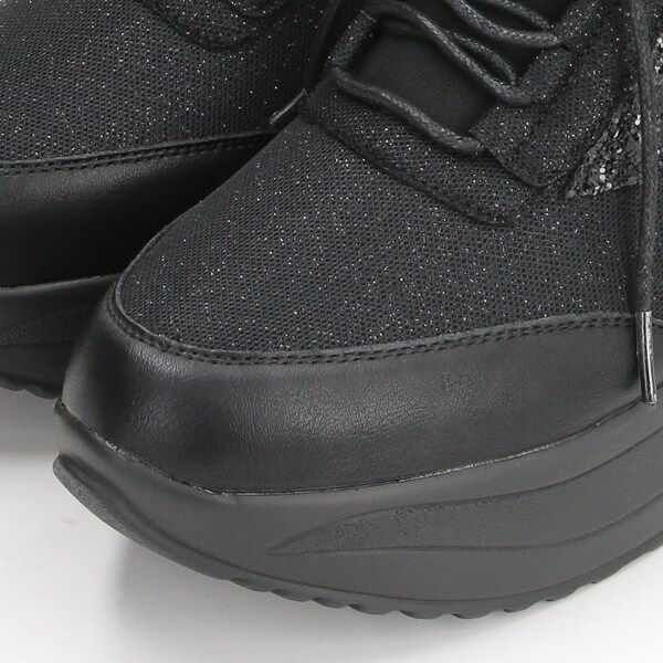 ムーム（MOOM）/スターモチーフサイドファスナーインヒールスニーカー