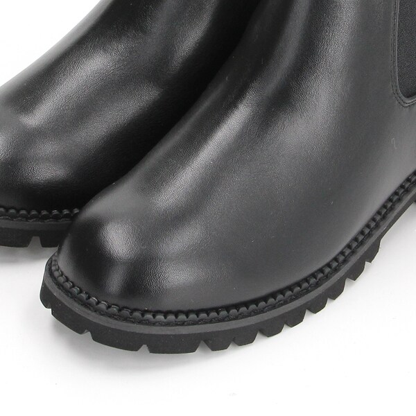 ムーム（MOOM）/インヒールサイドゴアショートブーツ