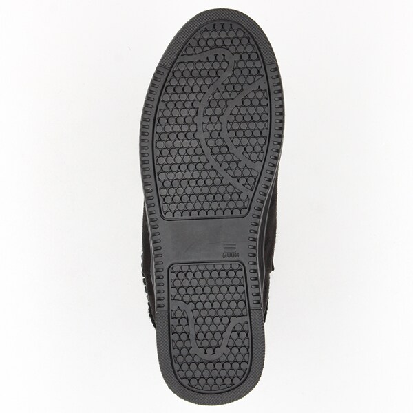 ムーム（MOOM）/サイドリブニットインヒールショートブーツ