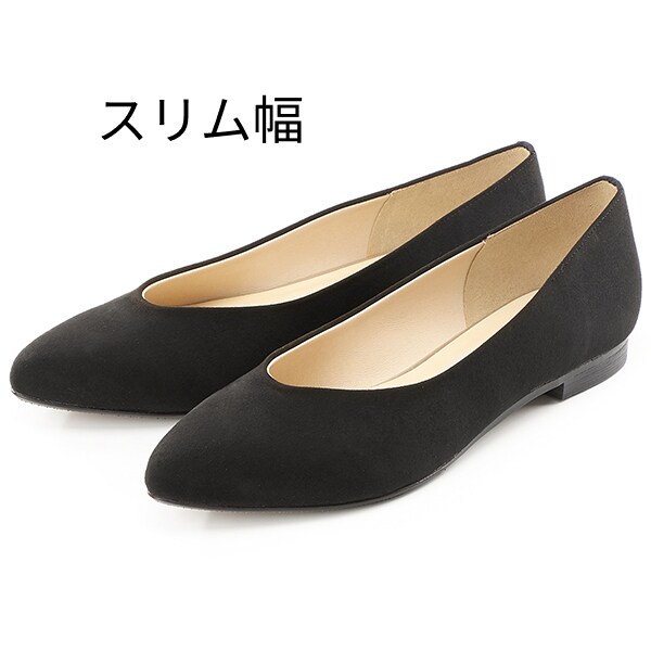 An ideal（An ideal）/【スリム幅/1．5cmヒール】ポインテッドトゥ＊幅が選べるパンプス　の通販は 6,632円